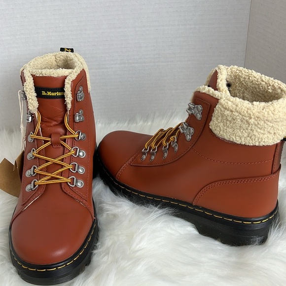 Dr. Martens Shoes - Dr. Martens Brown Lace Up Boots